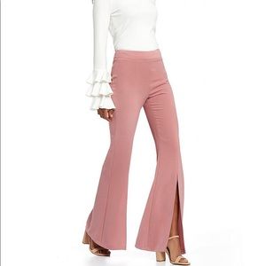 Gianni Bini Pink Sara Front Slit Pant